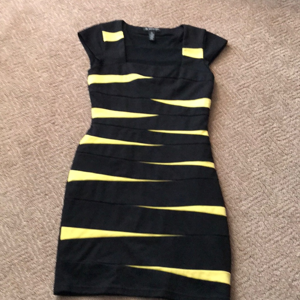 Black with yellow